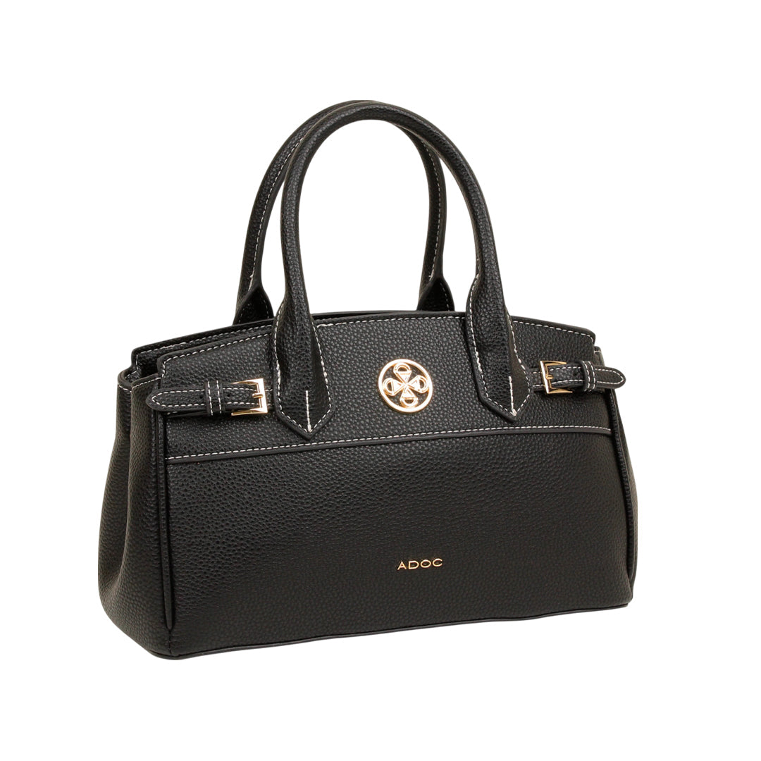Cartera satchel Jade para mujer color negro