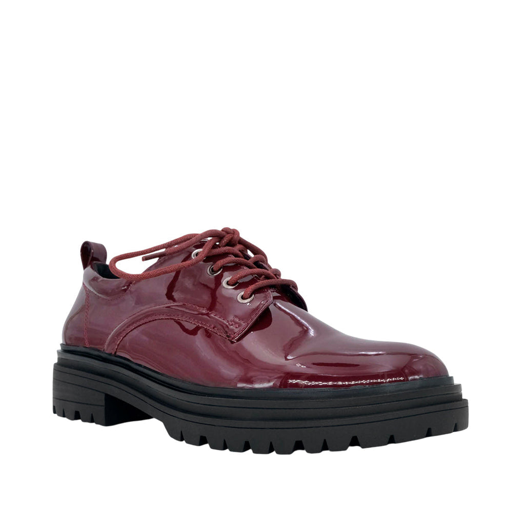 Mocasines Adriana para mujer color vino