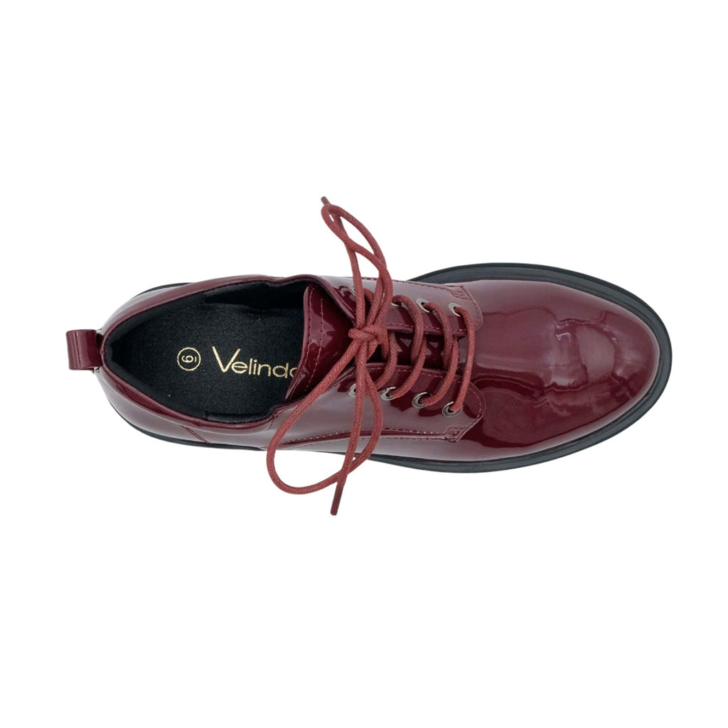 Mocasines Adriana para mujer color vino