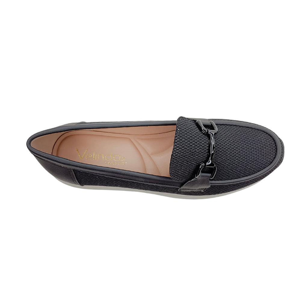 Mocasines Brenda para mujer color negro