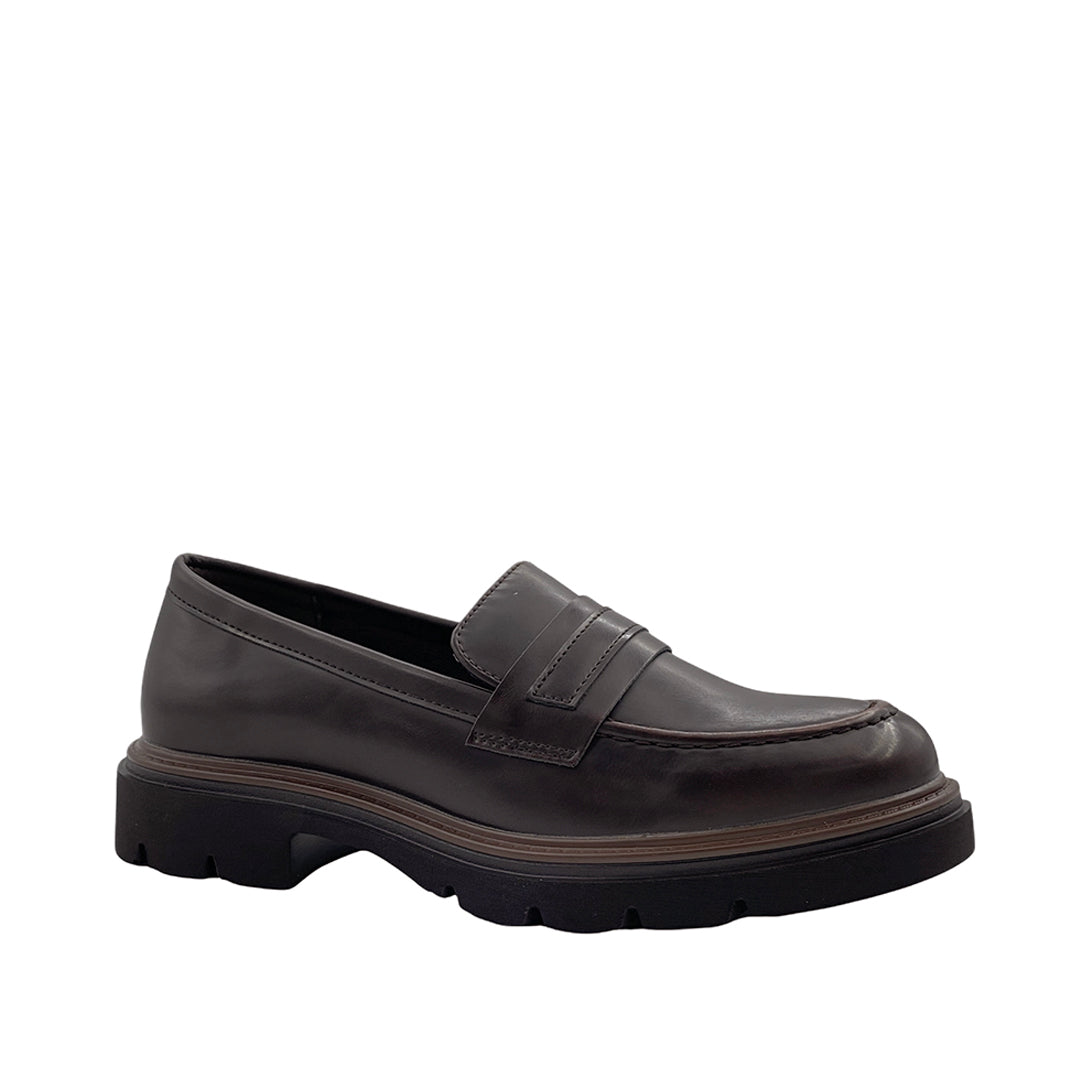 Mocasines Leticia para mujer color café