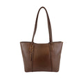 Cartera tote Yeriely para mujer color chocolate