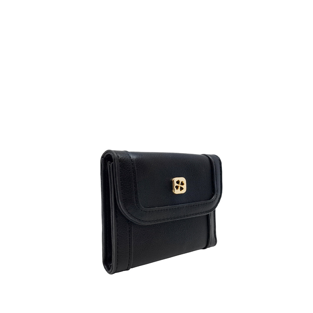 Billetera Hellen para mujer color negro