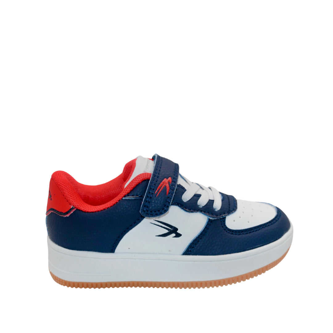 Tennis Austin para infante color azul y rojo