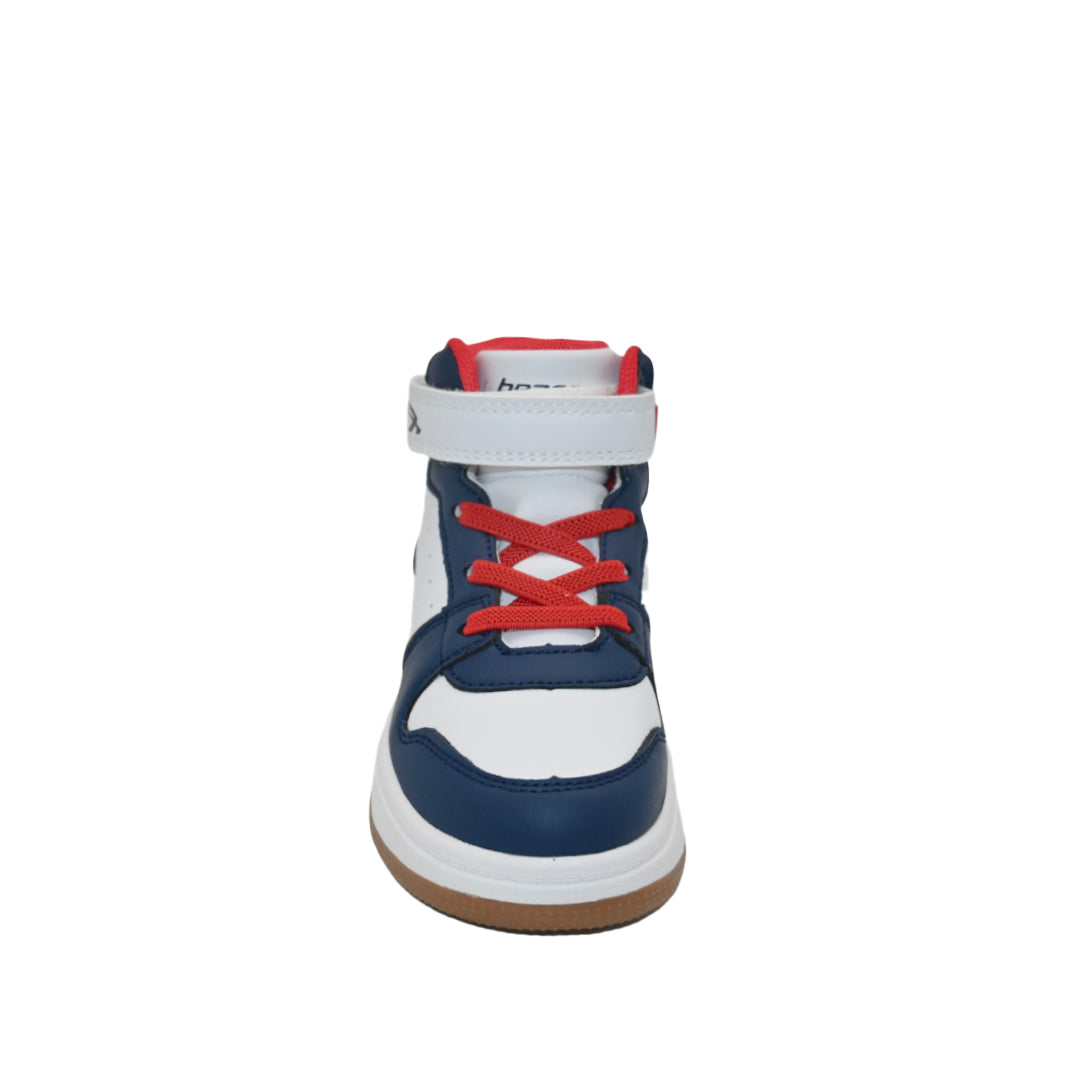 Sneakers Jordan para infante color blanco y navy