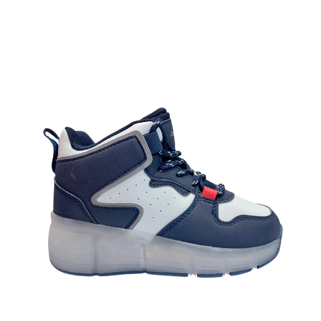 Sneakers Rolo para niño color navy y blanco