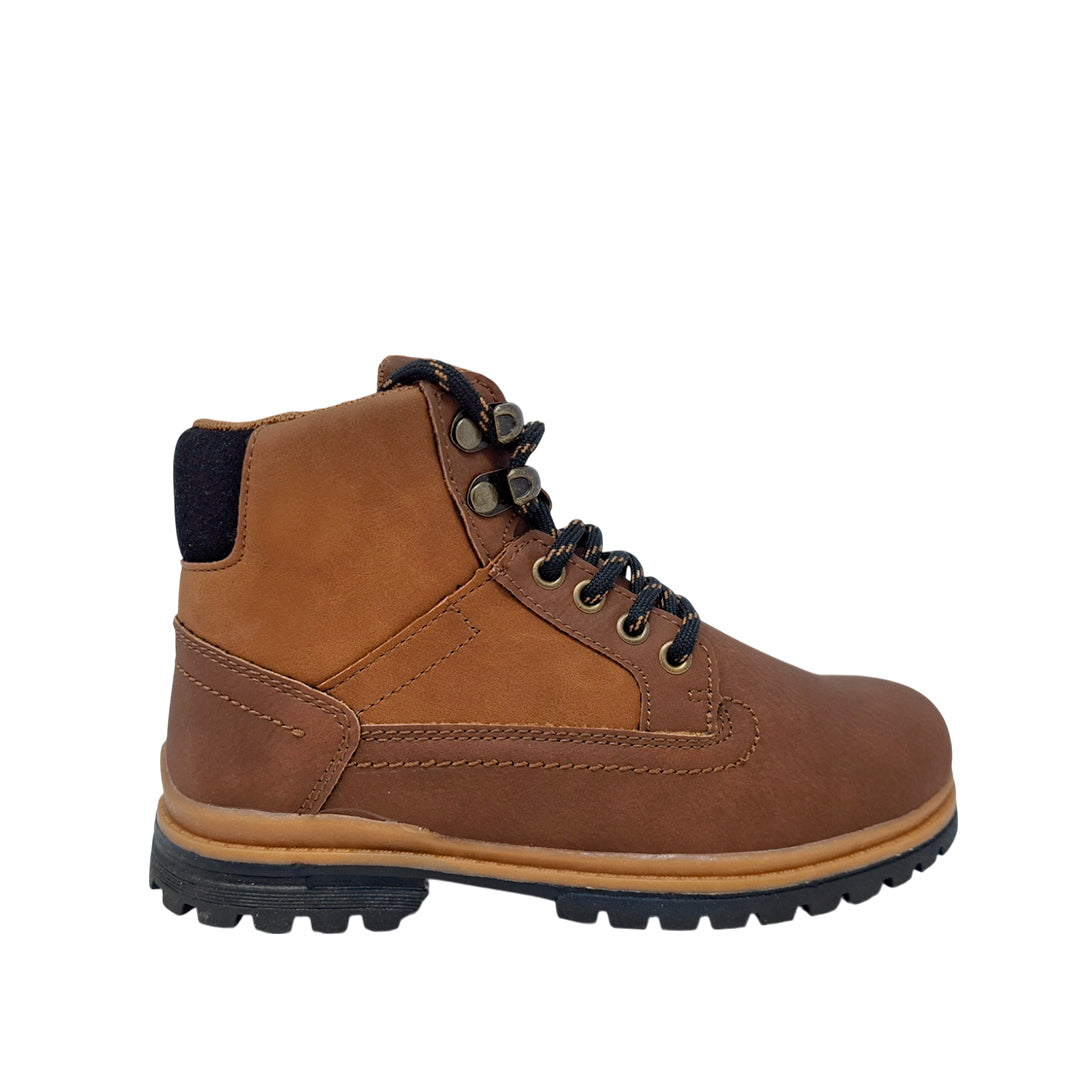 Botas Elmer para niño color café