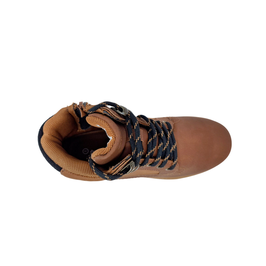 Botas Elmer para niño color café
