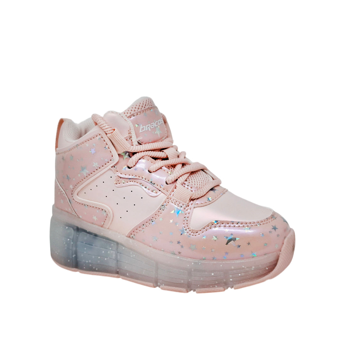 Sneakers Ronda para niña color rosado