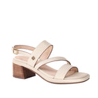Sandalias slingback Lucrecia para mujer color beige