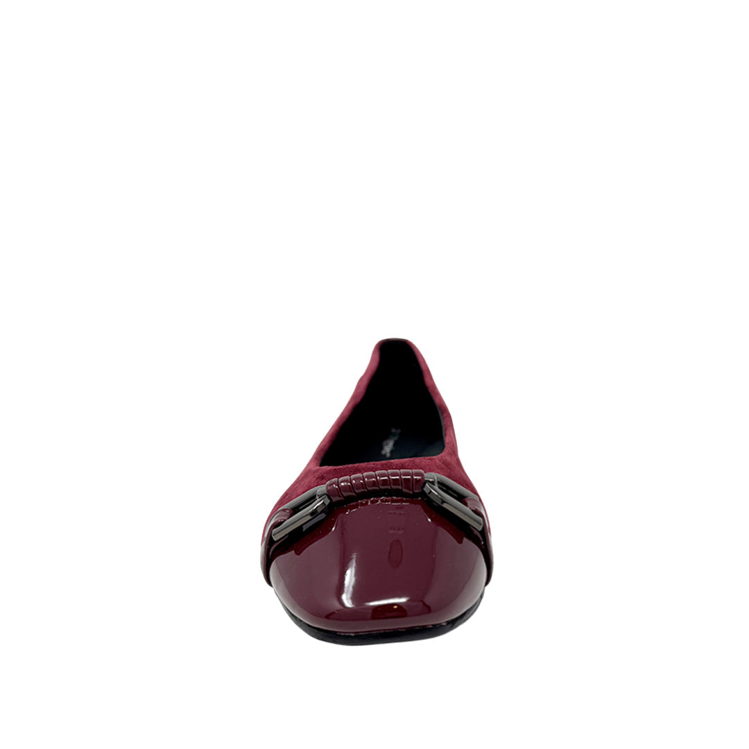 Ballerinas Soma para mujer color burgundy