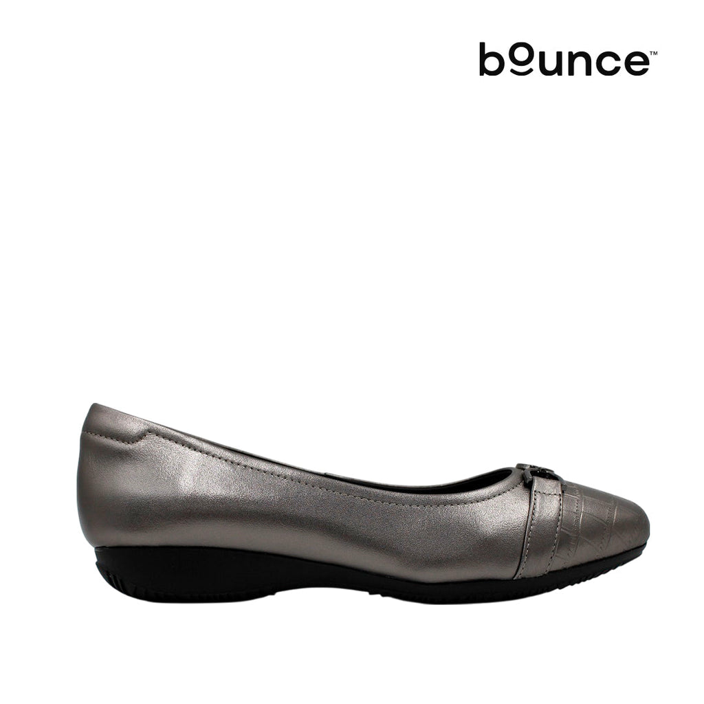 Ballerinas Brunna 3 para mujer color plateado