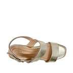 Sandalias de cuña Analuz 2 para mujer color dorado