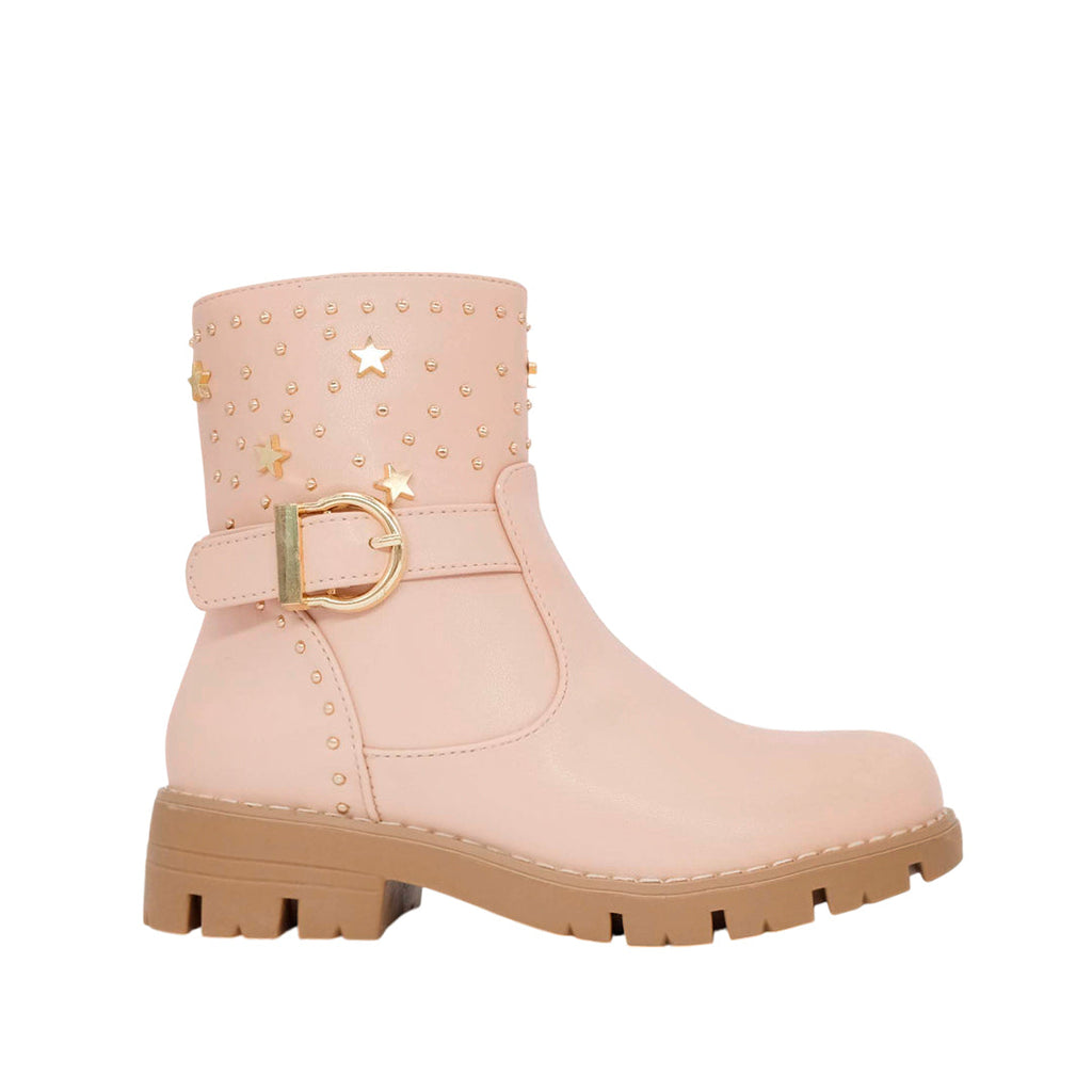 Botas Amelia para niña color blush