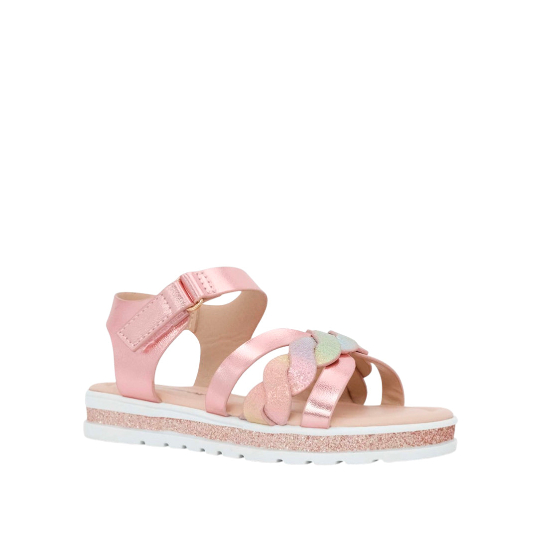 Sandalias Dilia para infante color rosado