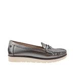 Mocasines Andrea para mujer color pewter