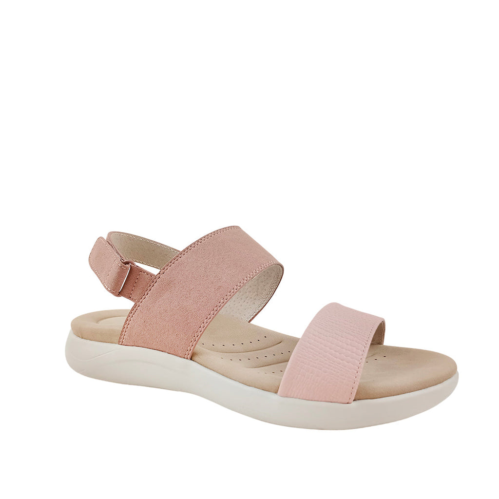 Sandalias flats Denisse 2 para mujer color nude