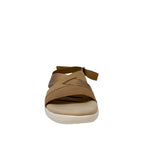 Sandalias flats Denisse 3 para mujer color taupe