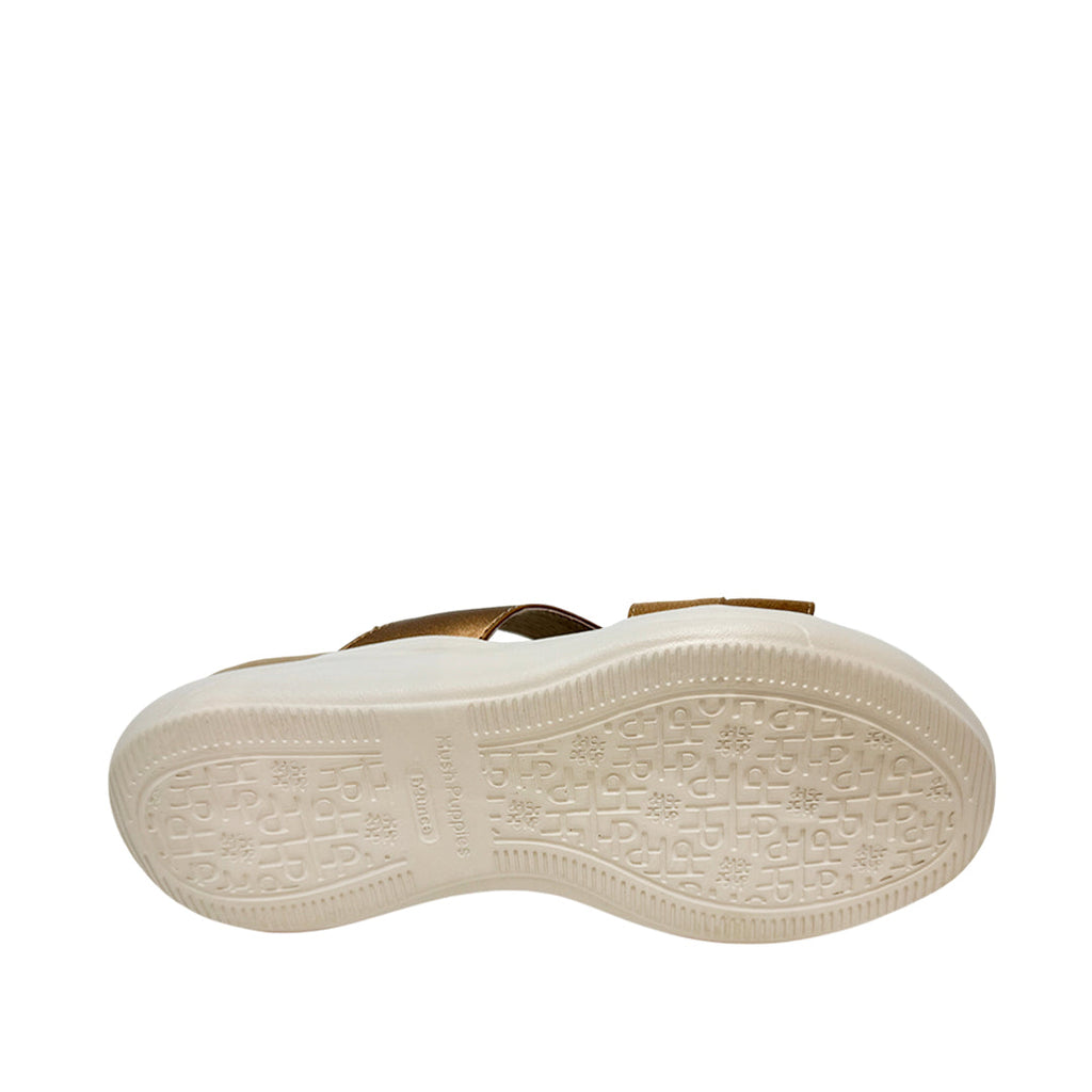 Sandalias flats Denisse 3 para mujer color taupe