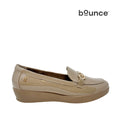 Mocasines de cuña Maritzza 3 para mujer color plateado
