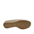 Mocasines de cuña Maritzza 3 para mujer color plateado