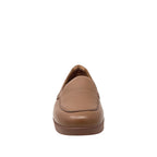 Mocasines de cuña Maritzza para mujer color tan