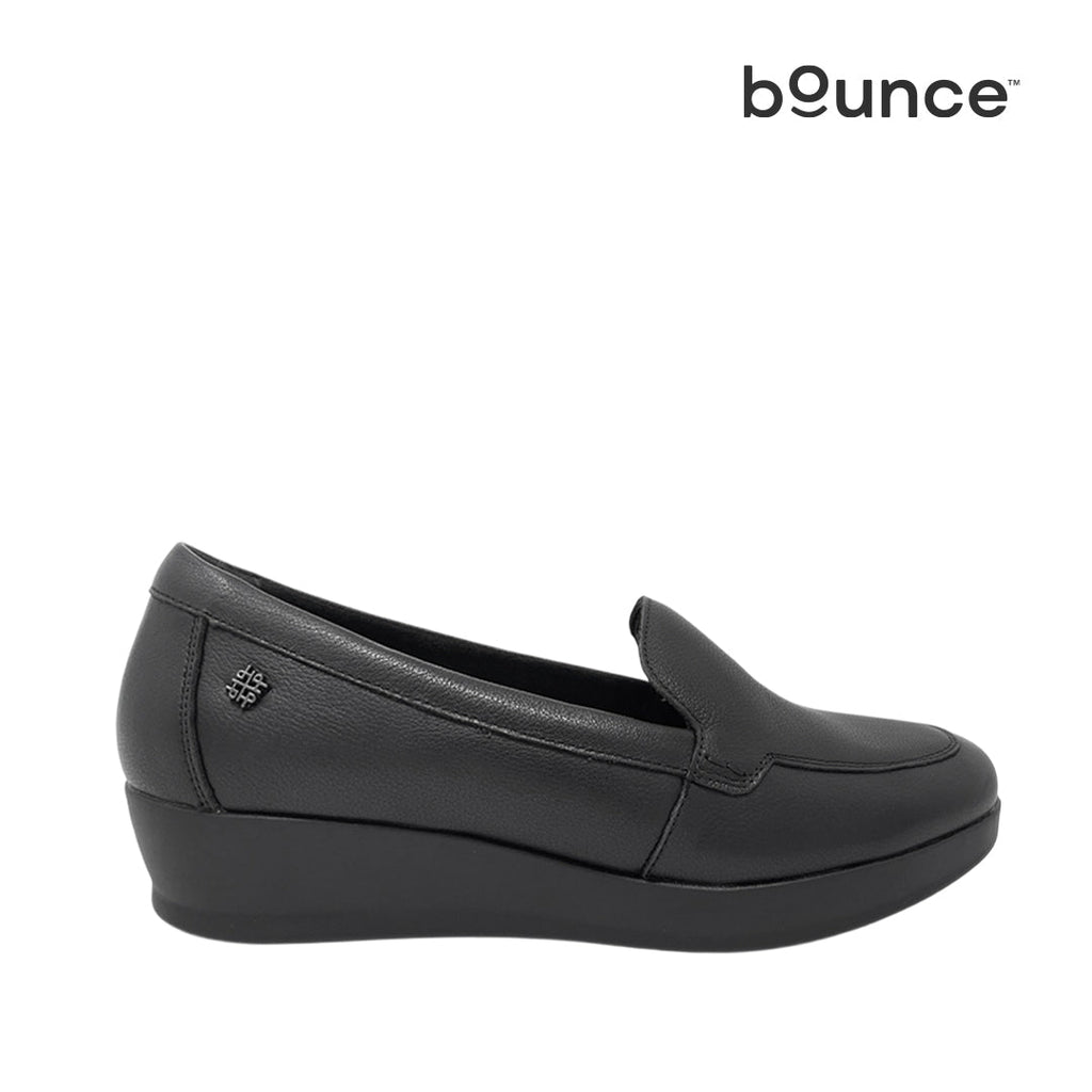 Mocasines de cuña Maritzza para mujer color negro