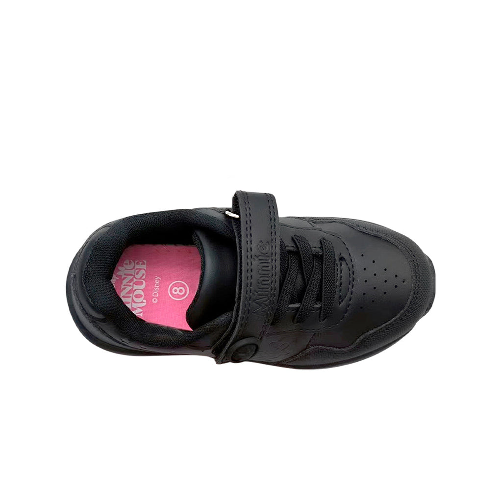 Tennis Minnie para niña color negro