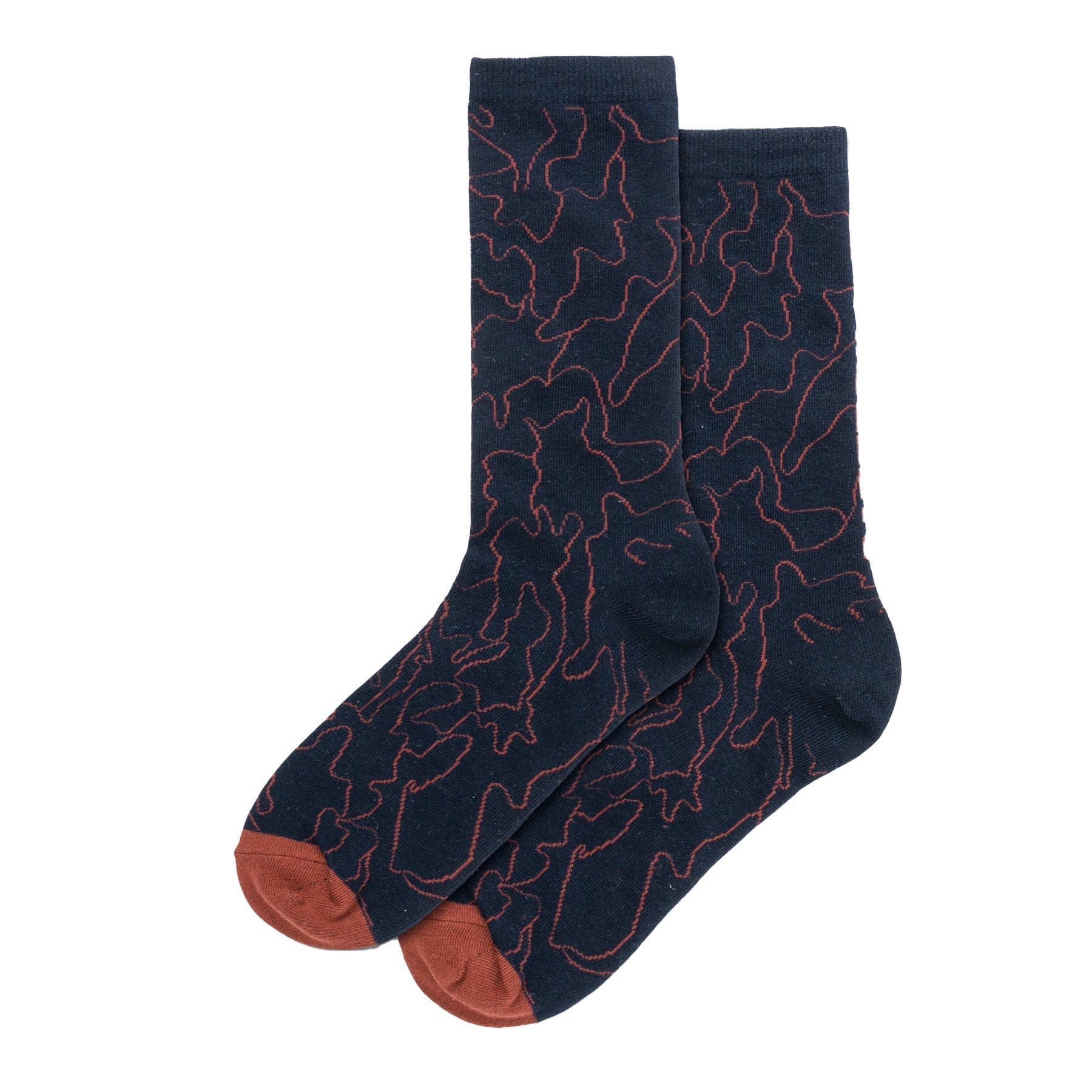 Calcetines Aop Crew unisex color navy
