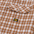 Camisa Western para hombre color bronce