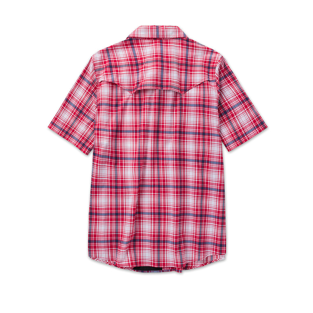 Camisa Western para hombre color rojo