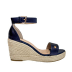 Sandalias de cuña Priyanka 2 para mujer color navy