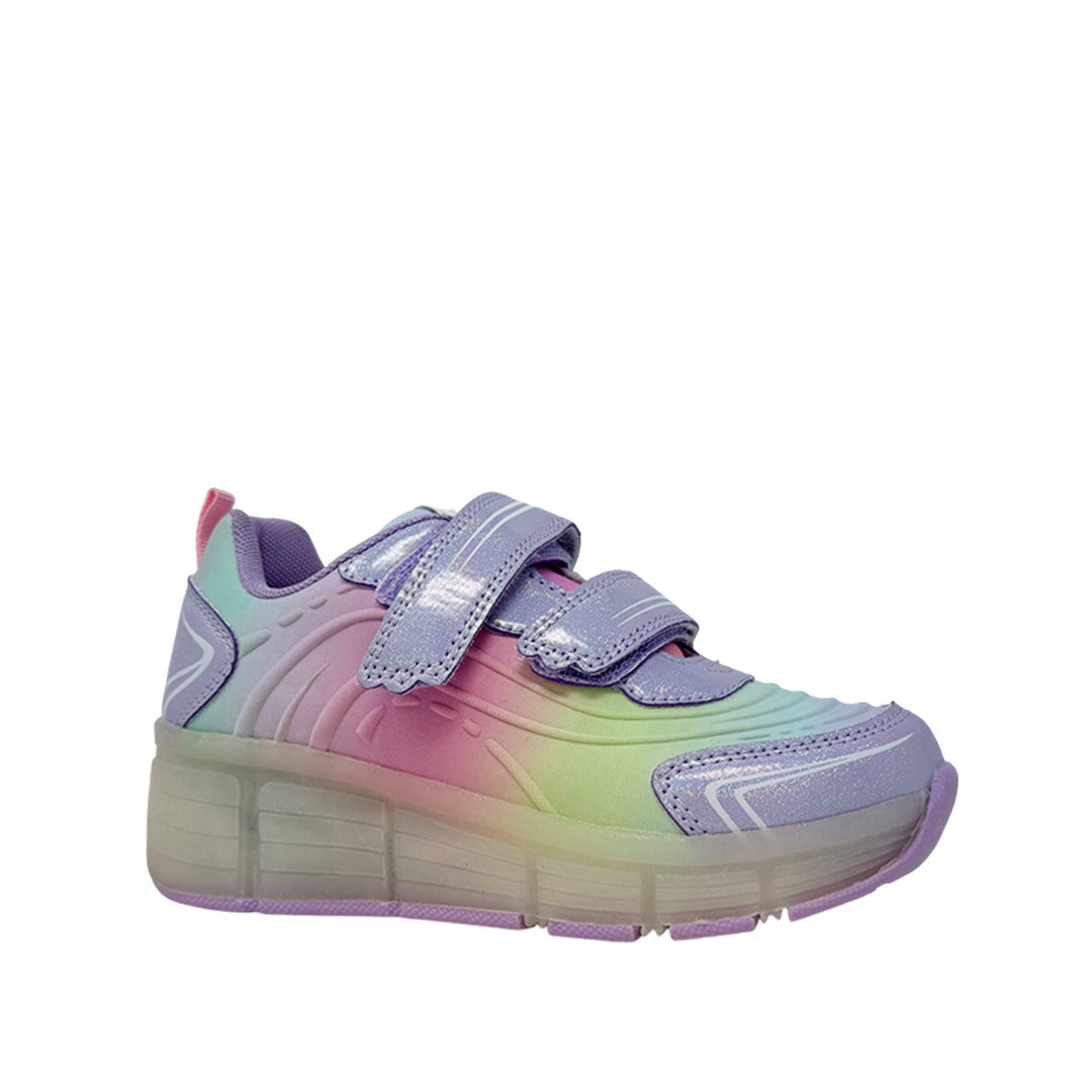 Sneakers con luces Vasilia para niña color lila