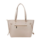 Cartera tote Belinda para mujer color hueso