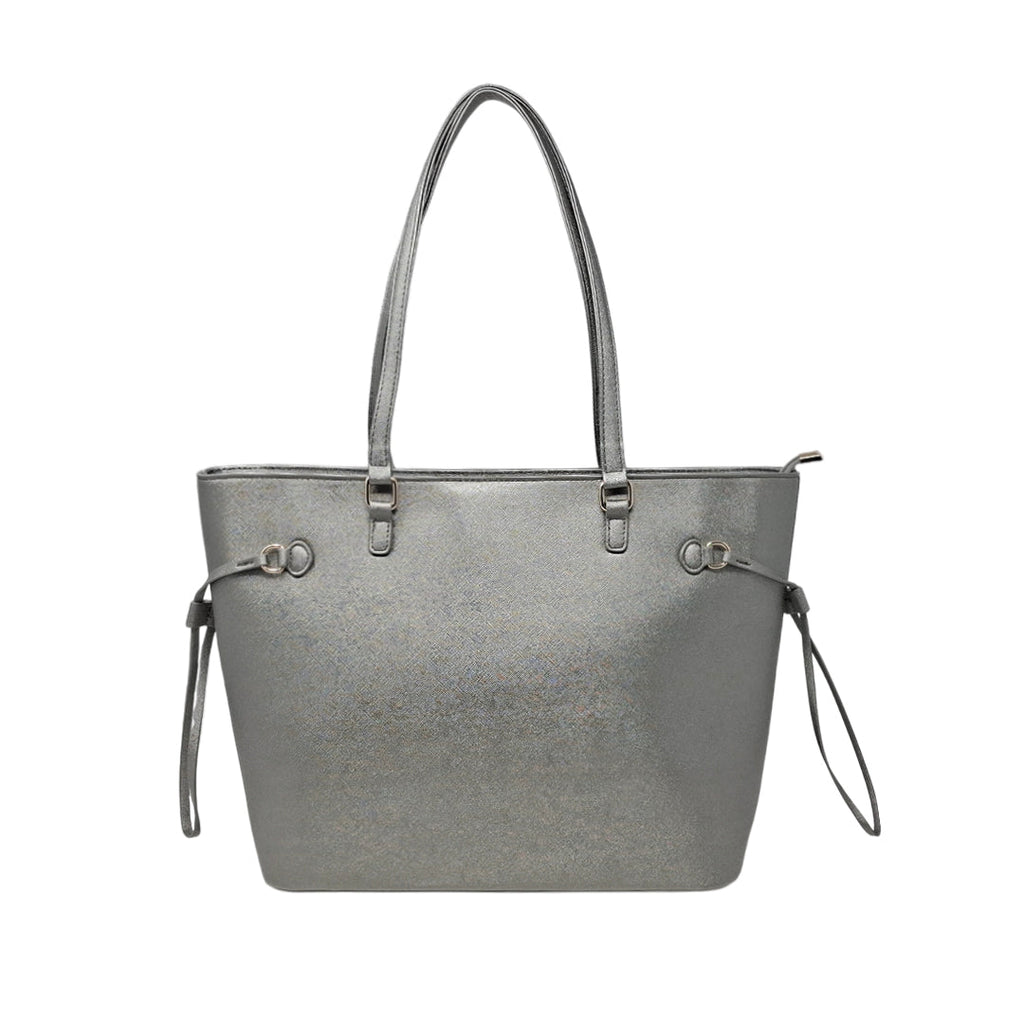 Cartera tote Belinda para mujer color gris