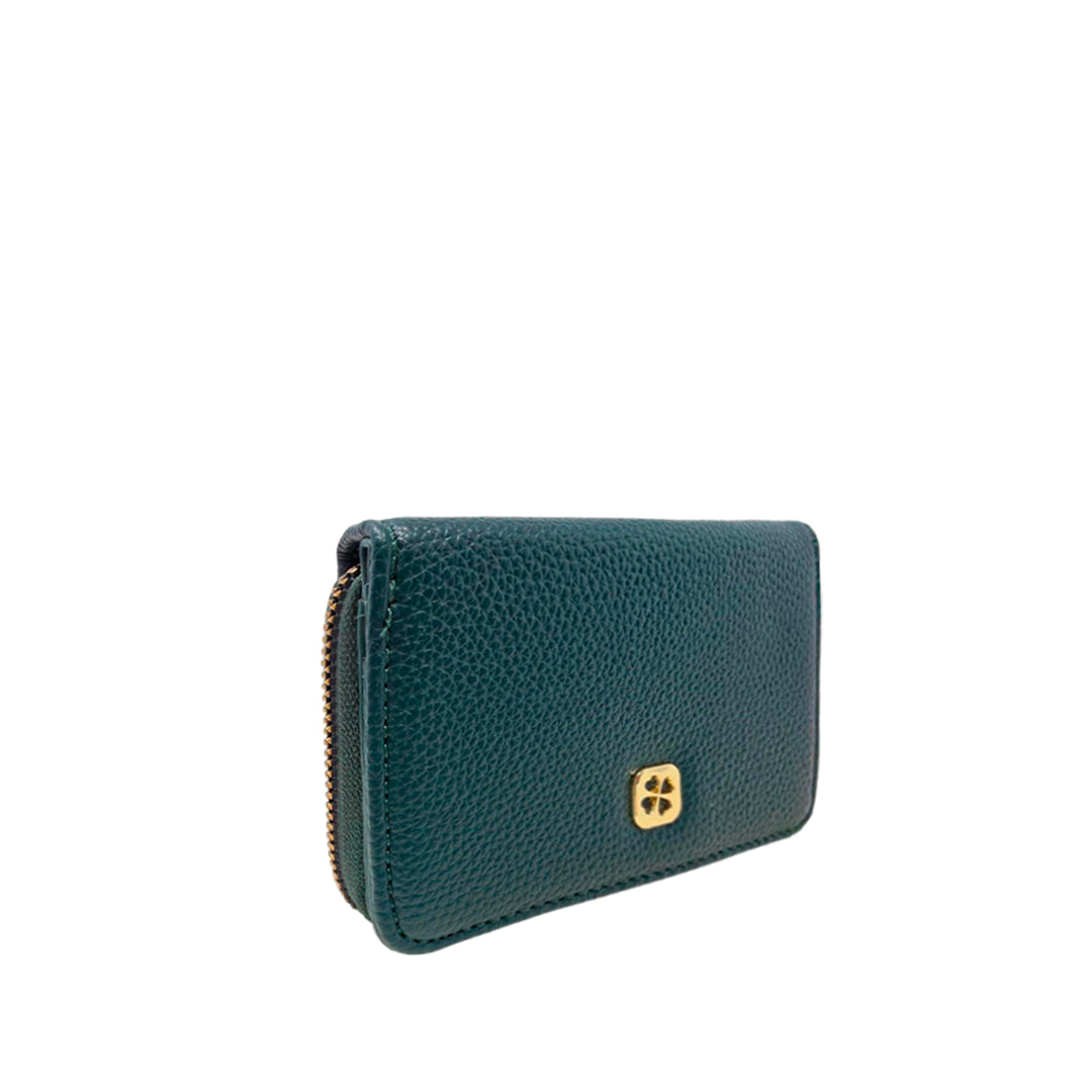 Billetera Karli para mujer color verde