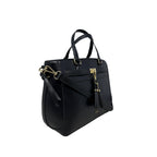 Cartera satchel Nicola para mujer color negro