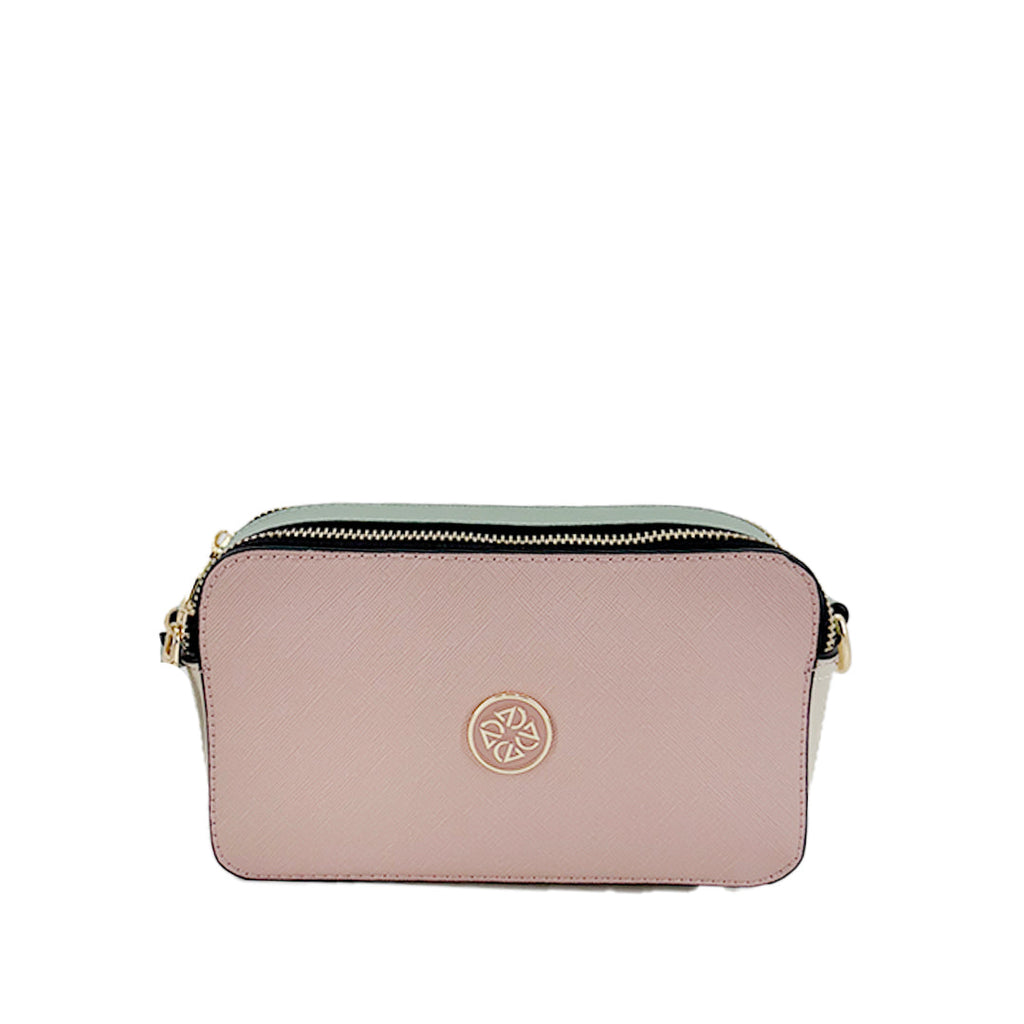 Cartera crossbody Libby para mujer color blush