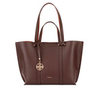 Cartera tote Valda para mujer color café
