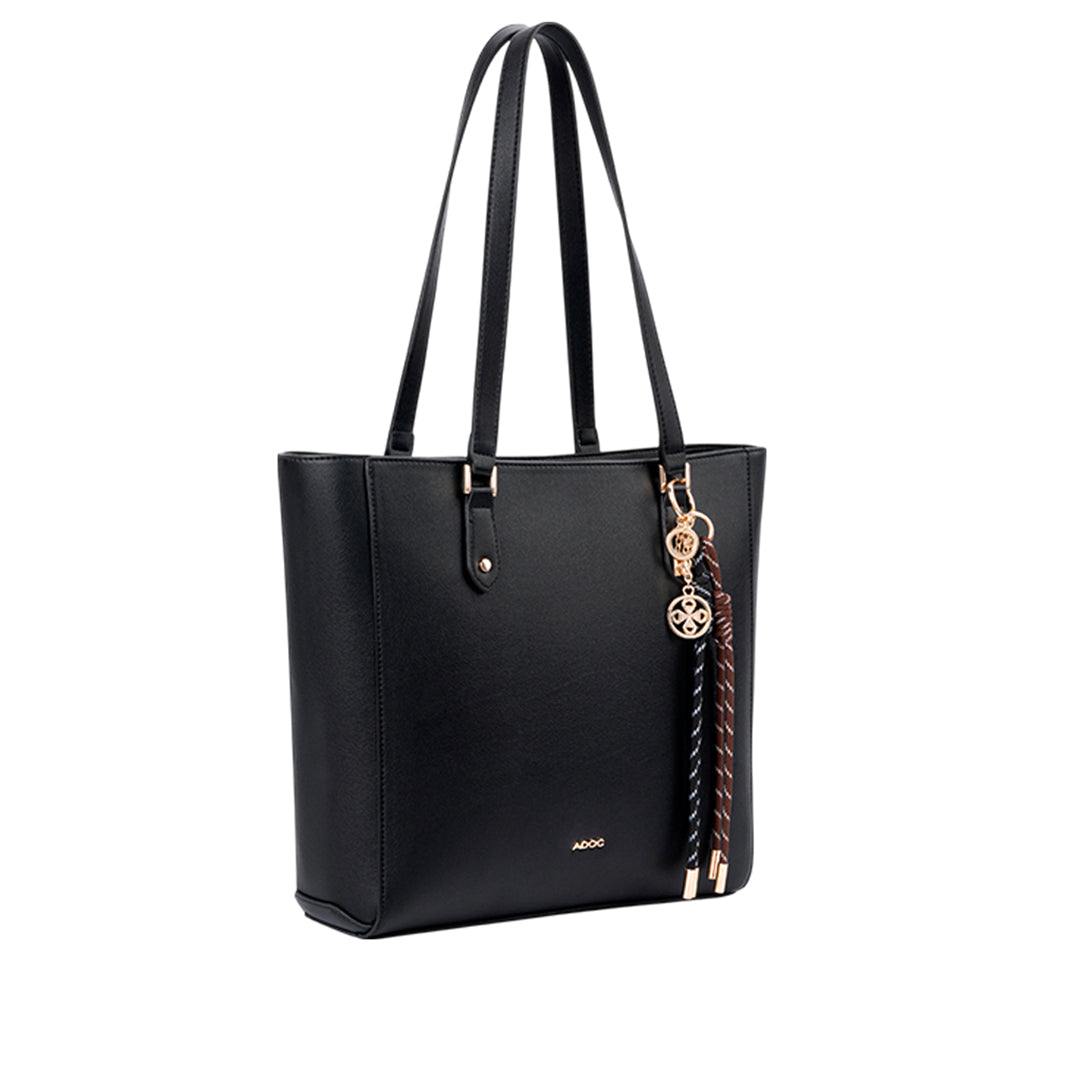 Cartera tote Zaira para mujer color negro