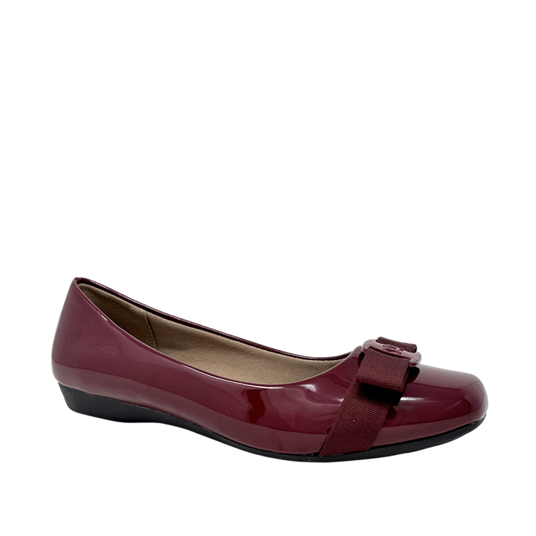 Ballerinas Collette para mujer color vino