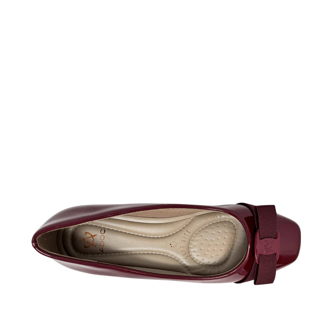 Ballerinas Collette para mujer color vino