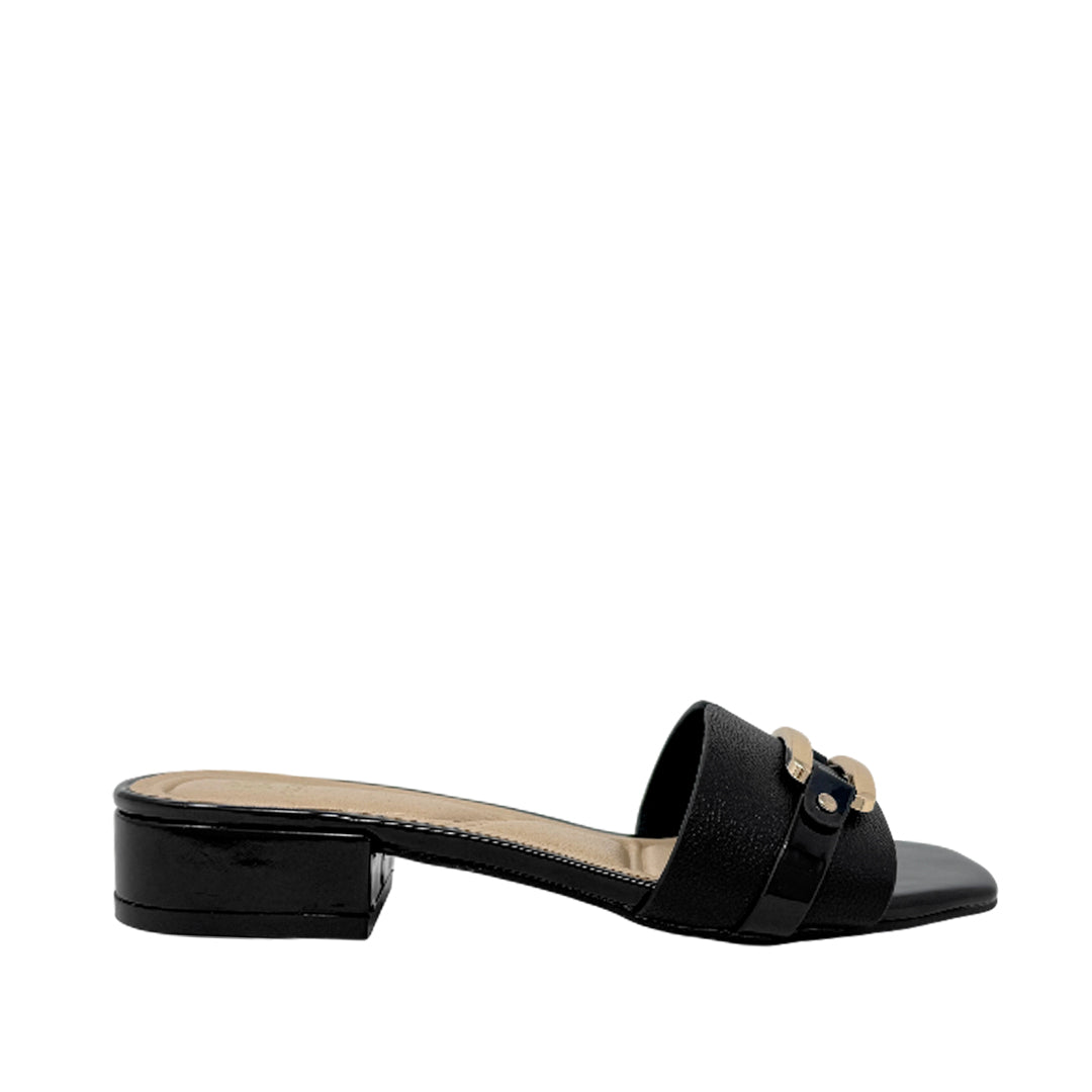 Sandalias de tacón Yoshida para mujer color negro