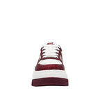 Sneakers Dynamo-R para mujer color burgundy y blanco