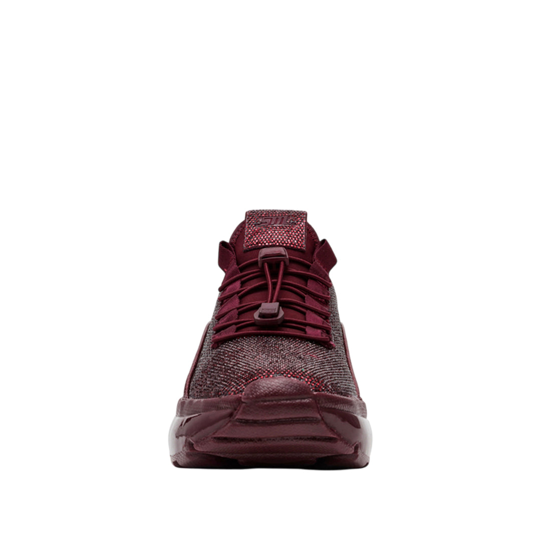 Sneakers Fabuluxe para mujer color burgundy