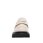 Mocasines File Away para mujer color hueso