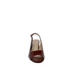 Tacones slingback Verena para mujer color vino