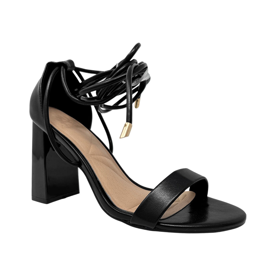 Sandalias de tacón Tautou para mujer color negro