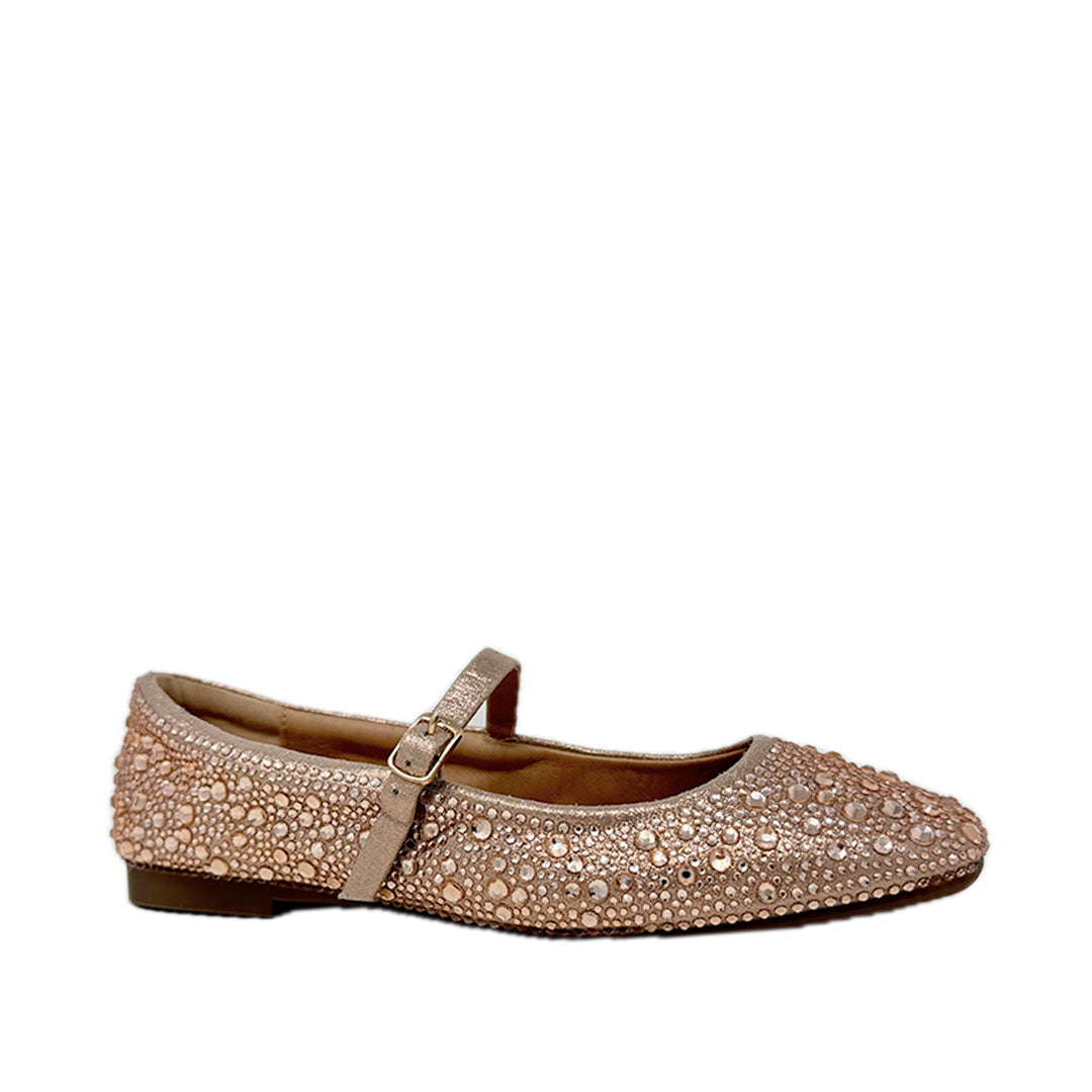 Ballerinas Xime para mujer color dorado