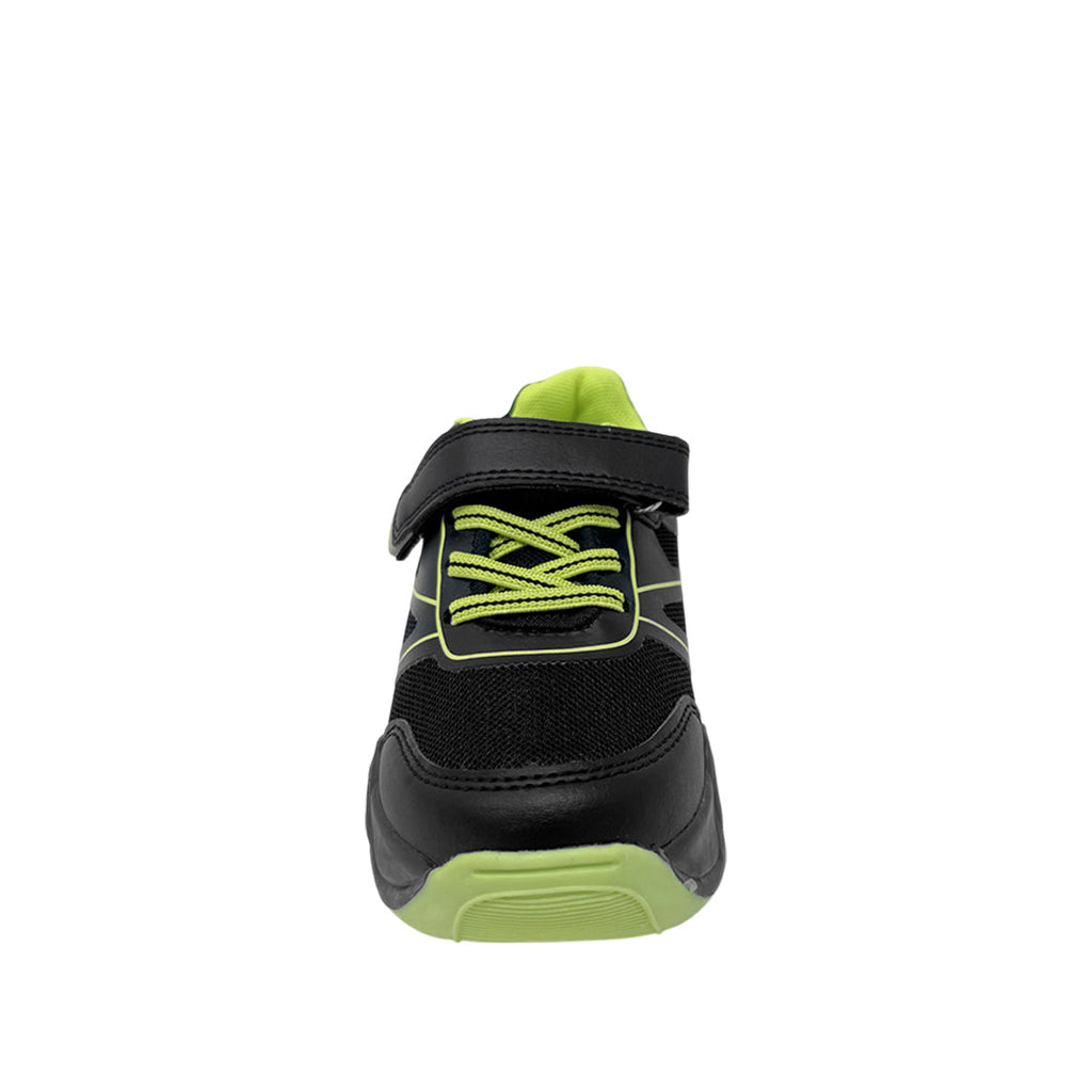 Sneakers con luces Lime para niño color negro